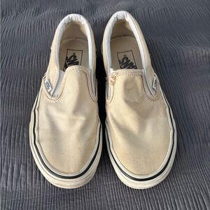 Vans Kids Slip-On Sneakers - Beige